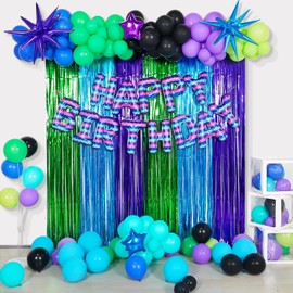 Gaming Happy Birthday Banner Video Game Theme Party Decorations Supplies Backdrop for Boys Kids