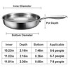 Cowenhey Titanium Pan with Hammer & Lid & Shovel, Titanium