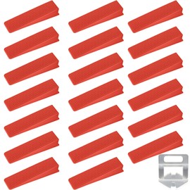 20 Pcs Tile Leveler Spacers, Tile Installation Tool Kit, Tile Spacer Clips, Tile Leveler Spacer, Tile Wedges Lifter, Tile Laying Installation Tool, for Building Walls & Floors
