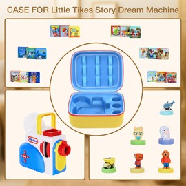 PERFCASE Storage Case for Little Tikes Books Starter Set, Portable Protective Container Case for Storytime, Books, Audio Play Characters