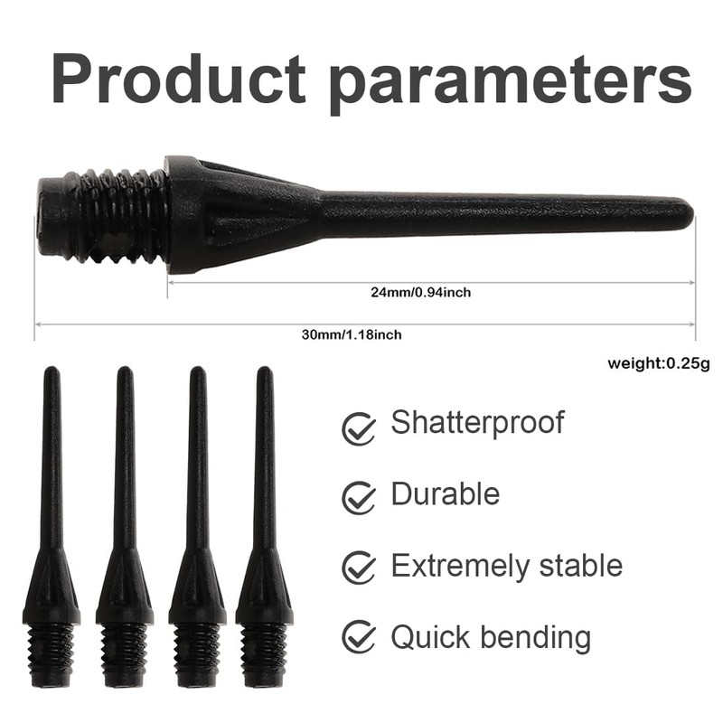 Reccisokz 100 Pieces Soft Tip Darts, plastic darts, Target Darts
