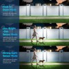 CLAONER Solar Lights Outdoor, [128 LED/6 Packs] Solar Motion Sensor