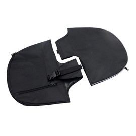 Pari Motorcycle Soft Lowers Chaps Leg Warmer Bag For Harley Dyna Fat Bob Low Rider 2006-2017
