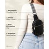 Vantamo Crossbody Bags for Women: RFID Blocking Vegan Leather Sling