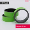 Mag252 Magnetic Strips Green Approx. 2 cm x 1 m