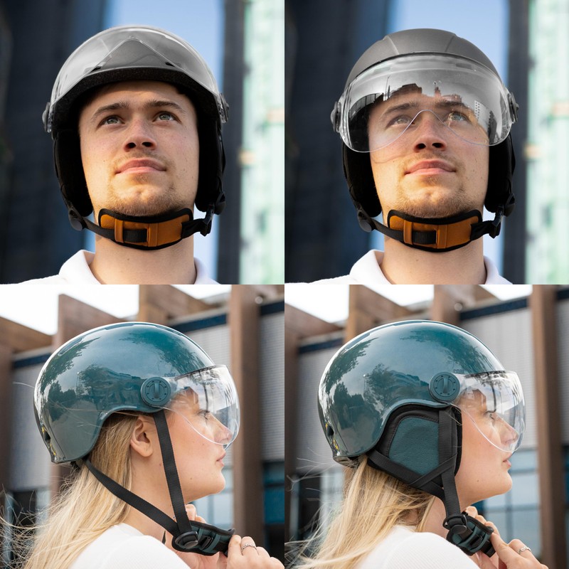 CASR M Protective Helmet, Cream, L, Shockproof, Breathable, Durable Materials