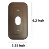Wall Plate with 30 Degree Angle Mount for Nest Hello