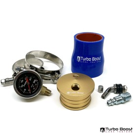 Turbo Boost Leak Testers 2.25" Universal - 30PSI S.Steel Gauge, T-Bolt Clamps