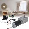 DC12V Geared Motor Turbo Worm Speed Reduction Machinery Accessories with