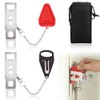 Travel Door Security Locks 2 PCS Portable Door Lock with