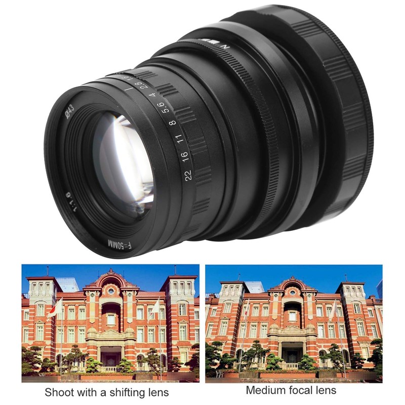 Tilt Shift Lens for Sony A9A7 Series Mirrorless Cameras 50mm