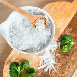 Sauna Accessories, Menthol Crystals 100g, Menthol Crystals for The Sauna for Inhalation | Sauna Infusion, Congestion Blocked Nose, Natural Menthol Crystals | Ideal Sauna Gift Sauna