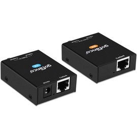 gofanco Audio Extender Over CAT5e / CAT6 Ethernet Balun – Coaxial/Optical Toslink Digital, 984ft (300m) Extension, PoC, 5.1-Channel, Supports Dolby Digital 5.1, DTS 5.1, DTS-HD, PCM (AudioCATExt)