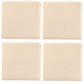 FunnAura 4 Pcs 40x40cm Linen Cloth Napkins, Natural Cotton Fabric Napkins for Events, Parties and Family Gatherings