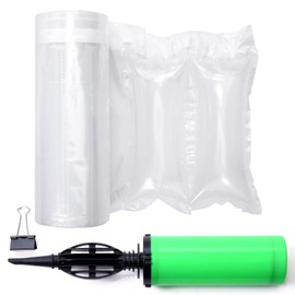 [SunSlow] Cushioning Material, Air Packing, Air Cushioning Roll, Total Length: 7.9 ft (20 m), 7.9 x 3.5 inches (20 m), Approx. 3.9 x 3.5 inches (9 cm), Approx. 220 Pieces (Can Be Used As Much As You Want To Use And Store Compactly!), For Filling Gaps, Pa