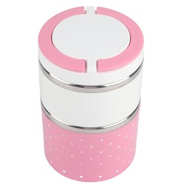 Aramox 2 Layer Stainless Steel Insulation Thermo Thermal Lunch Box Food Container Hot Compartment Bento Lunch Box Portable Lunch Boxes Food Storage Container