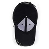 Gorra ajustada unisex negra, gorra K-pop, gorra de béisbol con