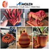 AMOLEN 3D Printing Filament 1.75mm PLA Filament Silk Shiny Red