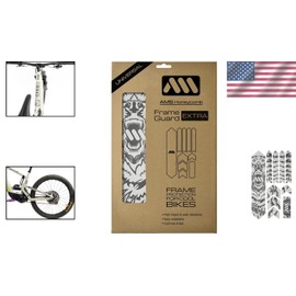 Protective Bike Frame Shield Kit - Universal Fit, Scratch Resistant & Fun Design