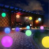 Blibly Floating Pool Lights Solar Powered, 14 inch Pool Lights