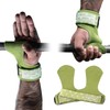 MANUEKLEAR Gym Straps Weight Lifting, Double Leather Lifting Straps for