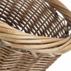 Red Hamper Antique Wash Waster Paper Bin, Wicker, Brown, 28