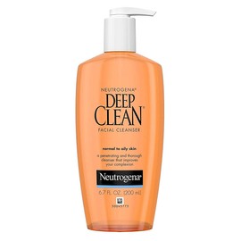 Neutrogena Deep Clean Facial Cleanser 6.7 Ounce (200ml) (Pack of 3)