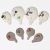 FRANKTECH Golf Club Covers Pins, 10pcs or 25pcs PVC Plastic