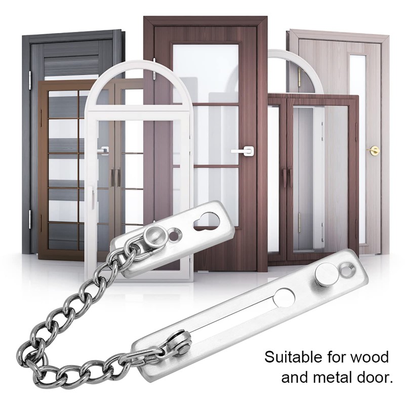 Cerradura de Seguridad Antirrobo Para Puerta - Cadena de Acero
