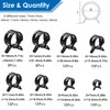 Tnisesm 80Pcs Spring Band Hose Clamps Assortment kits Silicone Vacuum