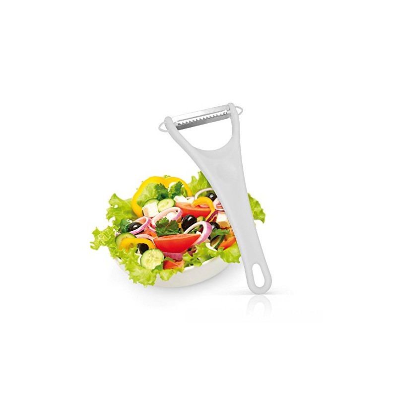Metaltex Julienne Vegetable Cutter, Stainless Steel, White, 1.8 x 7.4