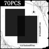 Bouiexye 70 Sheets Black Tissue Paper, 20 x 14.5 inches