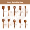 Teak Wooden Cooking Utensils Set, 10 Piece Premium Kitchen Cookware,