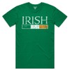 GunShowTees Irish Flag Shirt, X-Large, Kelly Green