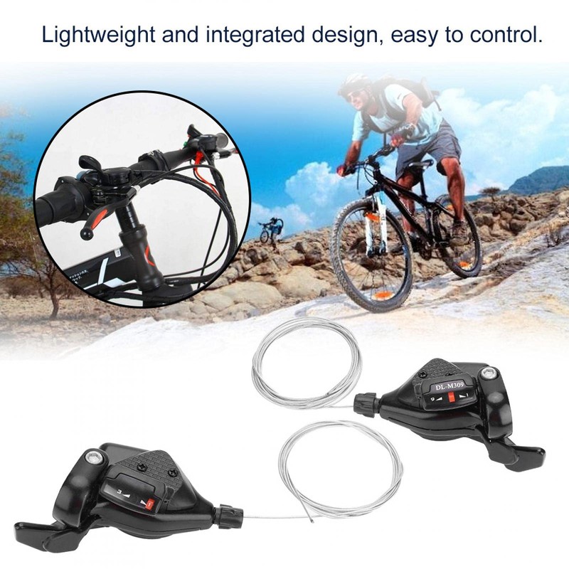 VBESTLIFE Bike Shifters Set, 3x9 Speed Bicycle Gear Shift Derailleur
