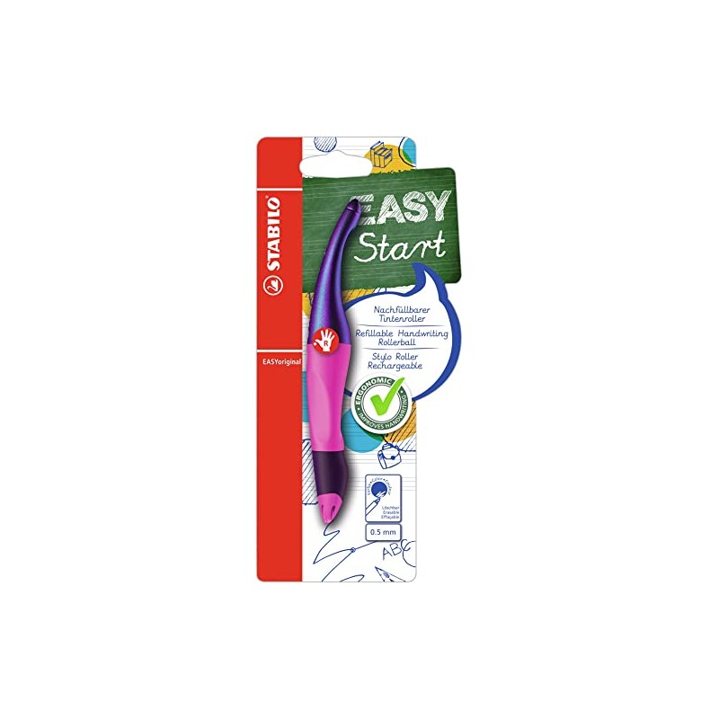 Ergonomic Rollerball - STABILO EASYoriginal Holograph - Right-Handed - Magenta