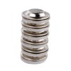 HAZOULEN Small Round Name Badge Magnets, Magnetic Name Tag Holders,