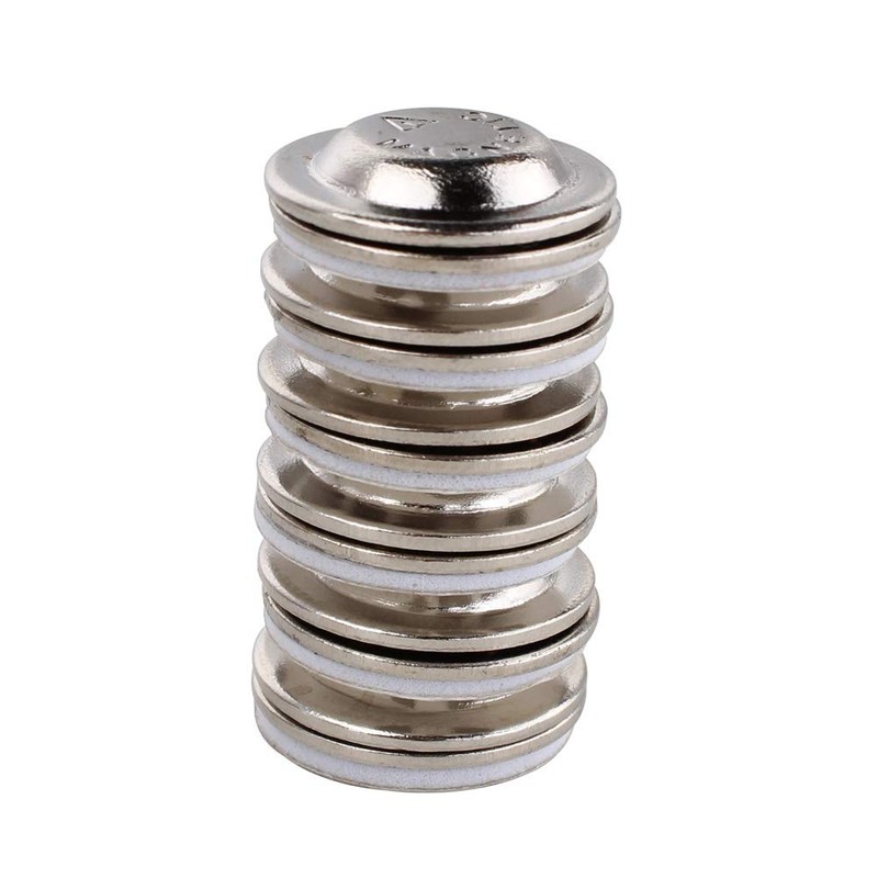 HAZOULEN Small Round Name Badge Magnets, Magnetic Name Tag Holders,