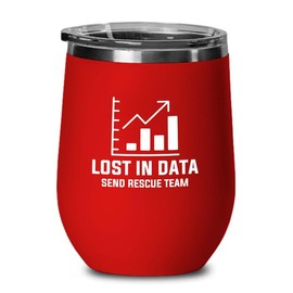 Scientist Red Edition Wine Tumbler 12oz - I speak fluent - Engineer Physics Chemisty Researcher Biologist Theorist Scientific Natural Philosophy Elements Teacher Degree