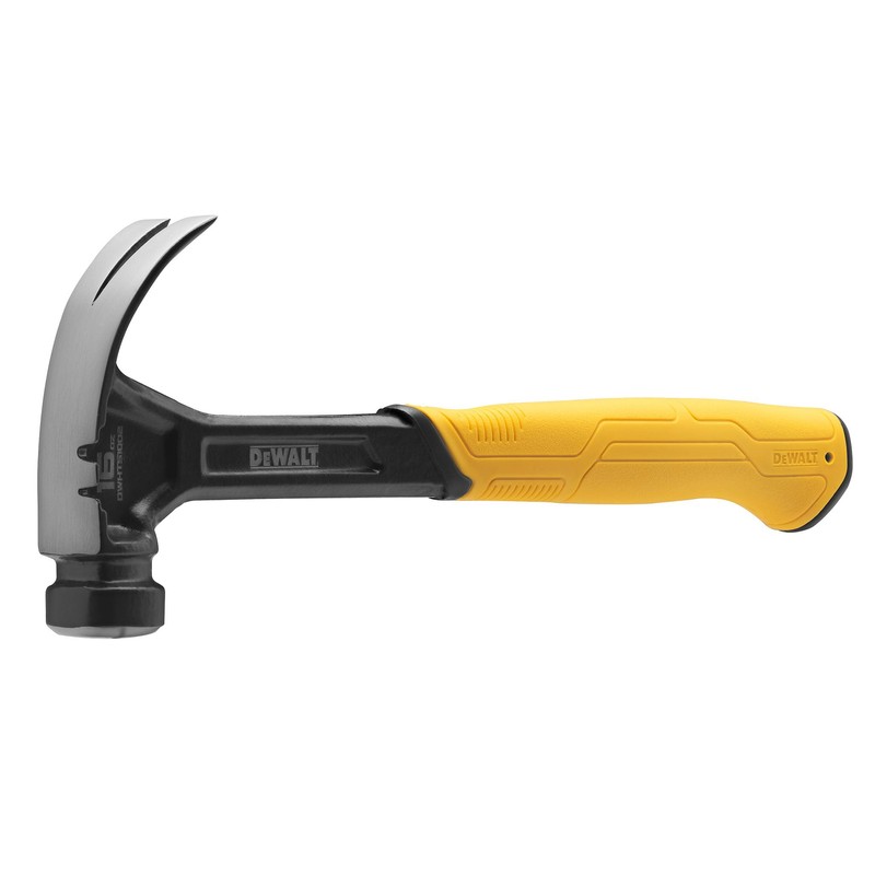 Dewalt Curve Claw Smooth Face Hammer 454g (16oz), Fitted with