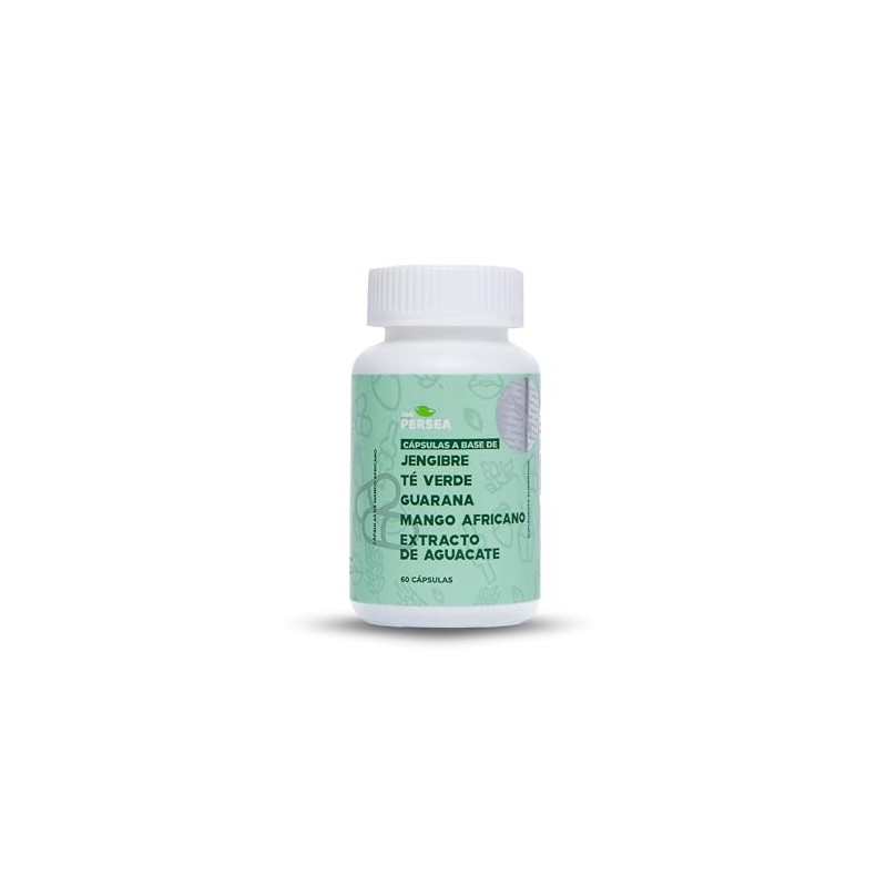 A&G PERSEA Cápsulas a base de té verde con jengibre,