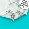 Ximalun Hairdresser Gifts Keyring Make A Difference Keyring Hair Stylist