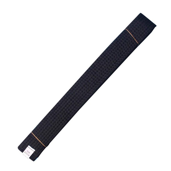 Taekwondo Colored Ranking Belts Cotton Martial Arts Judo Karate TKD Aikido Uniform Belt Kids (Black, 220cm)