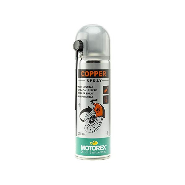 Motorex 400502 Fusing/Sticking Prevention Lubricating Copper Spray, (300ml) 0.3 Liters