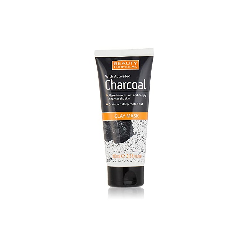 Beauty Formulas With Activated Charcoal Clay Mask 100 millitres