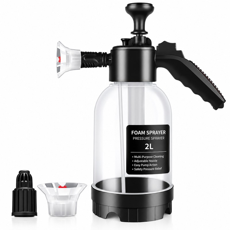 2L Hand Pressure Foam Sprayer for Car Washing – Fan