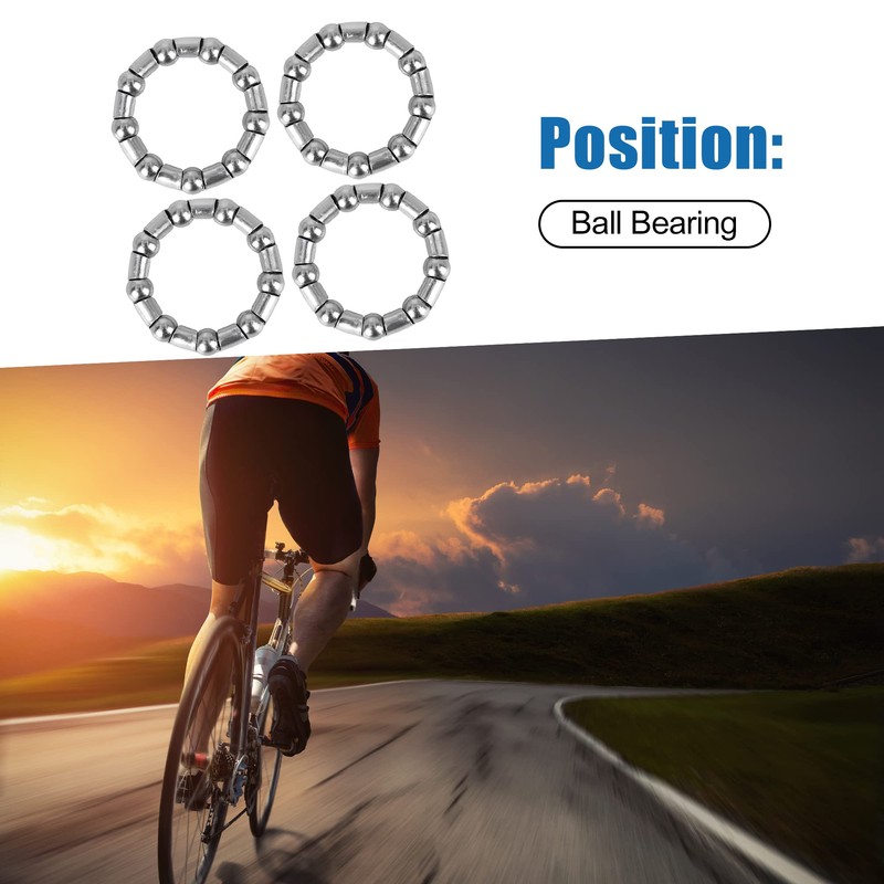 A ABSOPRO Bike Bicycle Crank Bearings Wheel 44mm Bearing Retainer