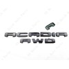 GMC 2PC Set Gloss Black Rear Tailgate Acadia AWD OVERLAY