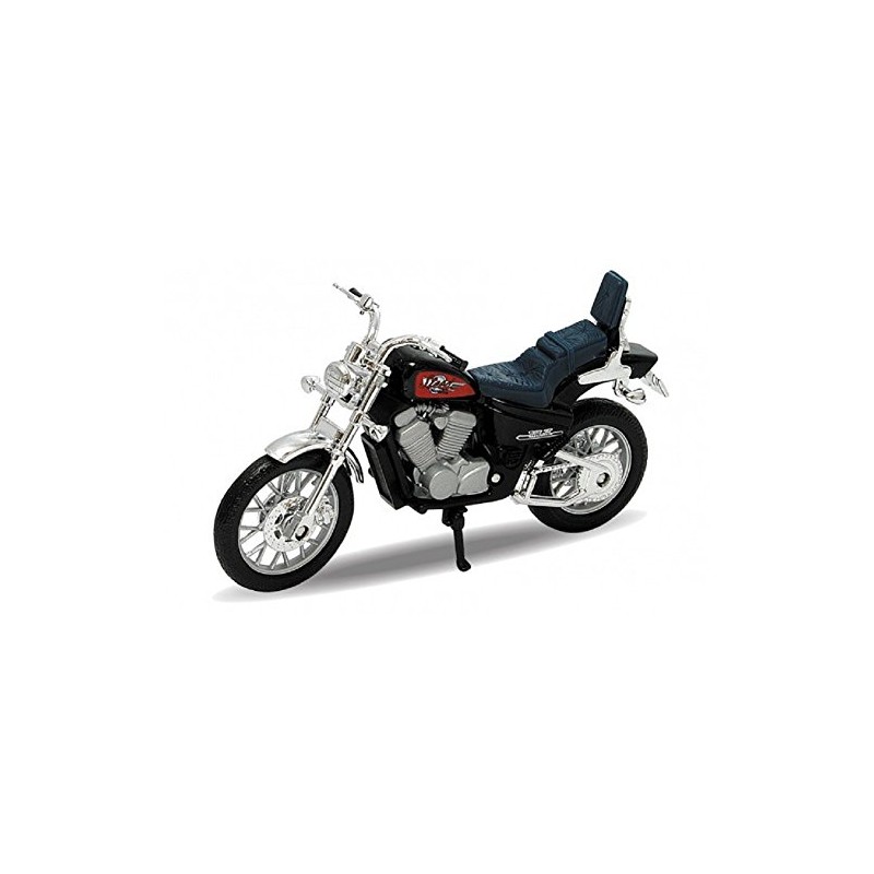 DieCast Model Motorcycle Honda Steed 600 Black Metal Welly Motorcycle