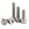 50Pcs M2.5-0.4x14mm Hex Socket Head Cap Screws Bolts, 304 Stainless